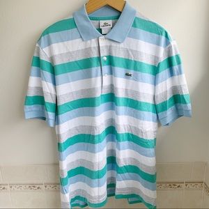 Lacoste striped polo shirt
